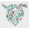 thumbnail image 3 of Bimba Green Snowflake & Pig Kids Pure Silk Printed Head Bandanas Summer Neck Wrap Scarf 40 x 80 Inches, 3 of 6