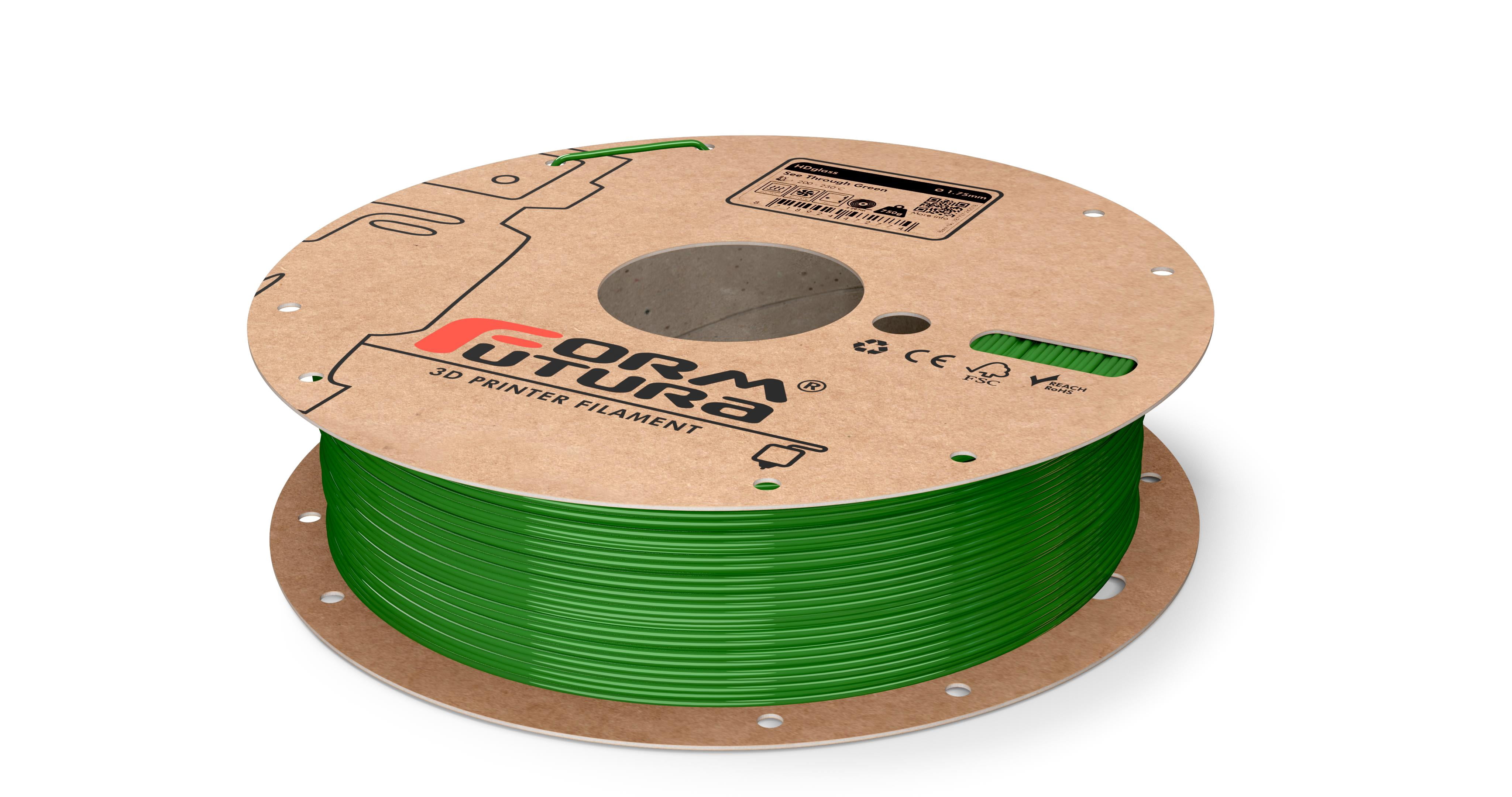 PETG Filament HDglass 1.75mm Blinded Pearl Green 750 gram 3D Printer Filament