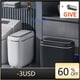 thumbnail image 2 of Papelera automática con sensor de 14 l, eléctrica, sin contacto, inteligente, para cocina, baño, impermeable, con tapa, para el hogar, 2 of 5