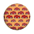 thumbnail image 2 of Gaeub Red Cars 14-17in Tire Cover, Spare Tire Cover, for Camper Caravan, Trailer, Car, Truck, SUV, Jeep - 17 inch, 2 of 9