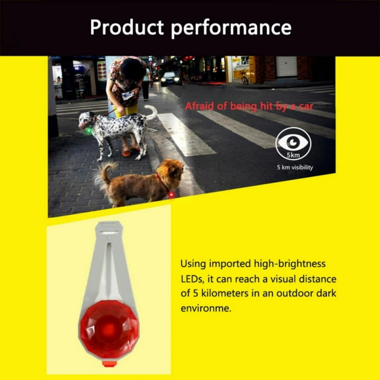 Dog walking shop safety lights