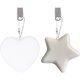 thumbnail image 1 of 2 luces nocturnas pequeñas con sensor de movimiento para bolso de mano, regalos únicos para mujer (forma de corazón, estrella de cinco puntas), 1 of 7