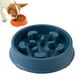 thumbnail image 3 of Comedero lento para perros con forma de pétalo, antideslizante, para evitar asfixia, color azul oscuro, 3 of 12