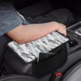 thumbnail image 4 of FUIALDOLG Anti-Scratch Center Console Armrest Cover for Van, with 2 Storage Pockets Car Arm Rest Covers Polyester Fabric Car Armrest Box Pad Gray Camouflage Print, 4 of 6