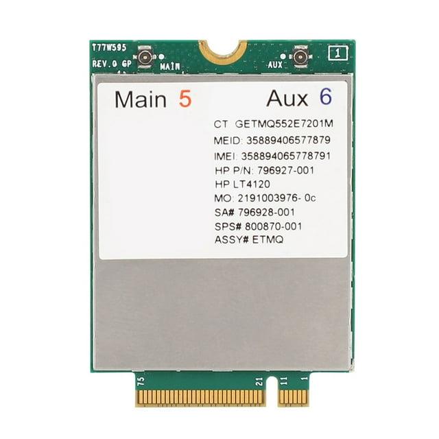 Module LTE pour Probook EliteBook 820 840 850 G3, PCB Snapdragon X5, Vitesses de Téléchargement jusqu'à 150 Mbps, Performance Stable avec Fonctions Complètes