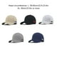 thumbnail image 3 of Sonducket Gorra de béisbol ajustable para hombres y mujeres, gorra de algodón con visera para acampar en bicicleta, accesorios para la cabeza Sombreros Gris XL, 3 of 6