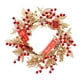 thumbnail image 2 of Corona de año Nuevo Corona de Flores Artificiales para Puerta Delantera, decoración Corona de año Lunar 2024 para Festival de Primavera Vacaciones de Fruta roja, 2 of 9
