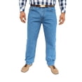 thumbnail image 1 of Pantalón de mezclilla rígida John Silver  Corte recto tipo vaquero Color azul claro, 1 of 2
