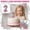A002- Style B, variant on Number 5 Birthday Candle, Glitter Pink Crown, 1 Piece,Suitable for Princess Kids Birthday Party Celebration Cake Decor