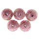 thumbnail image 4 of de Flores de 5x Artesanales Spacer Bead Joyería Fabricación de 12mm , Púrpura, 12mm Macarena grano de color esmalte, 4 of 8