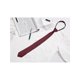 thumbnail image 5 of Corbatas de hombre preatadas de color sólido Inspire Chic para el Día del Padre, corbatas con cremallera, corbata ajustable para el cuello, corbata de boda para el novio, color rojo vino, talla única, 5 of 6