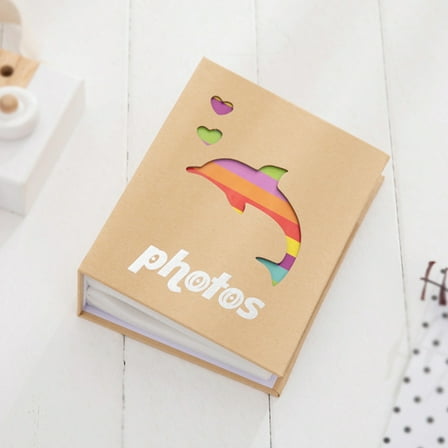 GOOHOCHY Baby Photo Album for Keepsake with Durable Paper Plastic Material 6x8 Inches