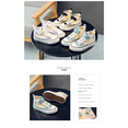 thumbnail image 4 of RWJDXD Children‘s High-top Canvas Shoes Trendy Board Shoes Sports New Spring 2024 Style Rubber Outsole Summer Season, 4 of 5