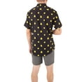 thumbnail image 5 of Men’s Rubber Duck Button Up Shirt – Funny Novelty Ducky Print Top – Casual Short Sleeve Vacation & Gift Shirt, 5 of 11