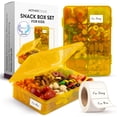 thumbnail image 1 of Juego de recipientes para aperitivos Mothercould con 8 compartimentos, 2 unidades, 1 of 9