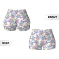 thumbnail image 5 of Naloa Sea Turtles Biker Shorts for Women Seamless Scrunch Short Women’s Yoga Shorts for Gym Running Sport Shorts - X-Large, 5 of 9