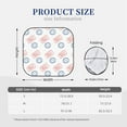 thumbnail image 3 of Windshield Sun Shade, Postmark Pattern Whimsical Foldable Car Sun Shade Windshield For Front, 2 Pieces, 3 of 4