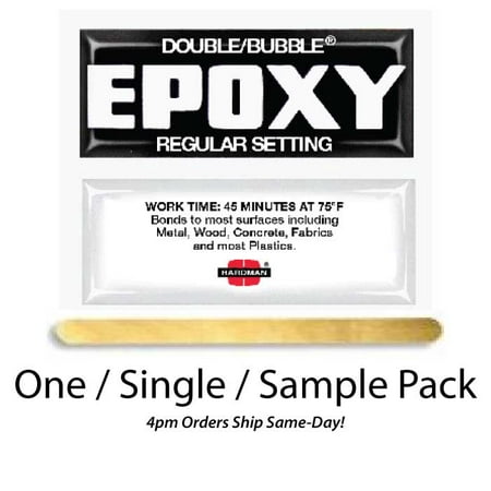 Hardman Double Bubble Black-Label Regular Setting (45 min) Thin Epoxy (#04006) - 1 to (Best 100 Solids Epoxy)