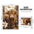 thumbnail image 4 of Rateoe Adorable Calf Butterflies Champagne Pattern Wooden Picture Puzzle ,1000 Piece Jigsaw Puzzle ,Family Fun Puzzle, Home Décor Puzzle, Gift Puzzle(Vertical style), 4 of 9