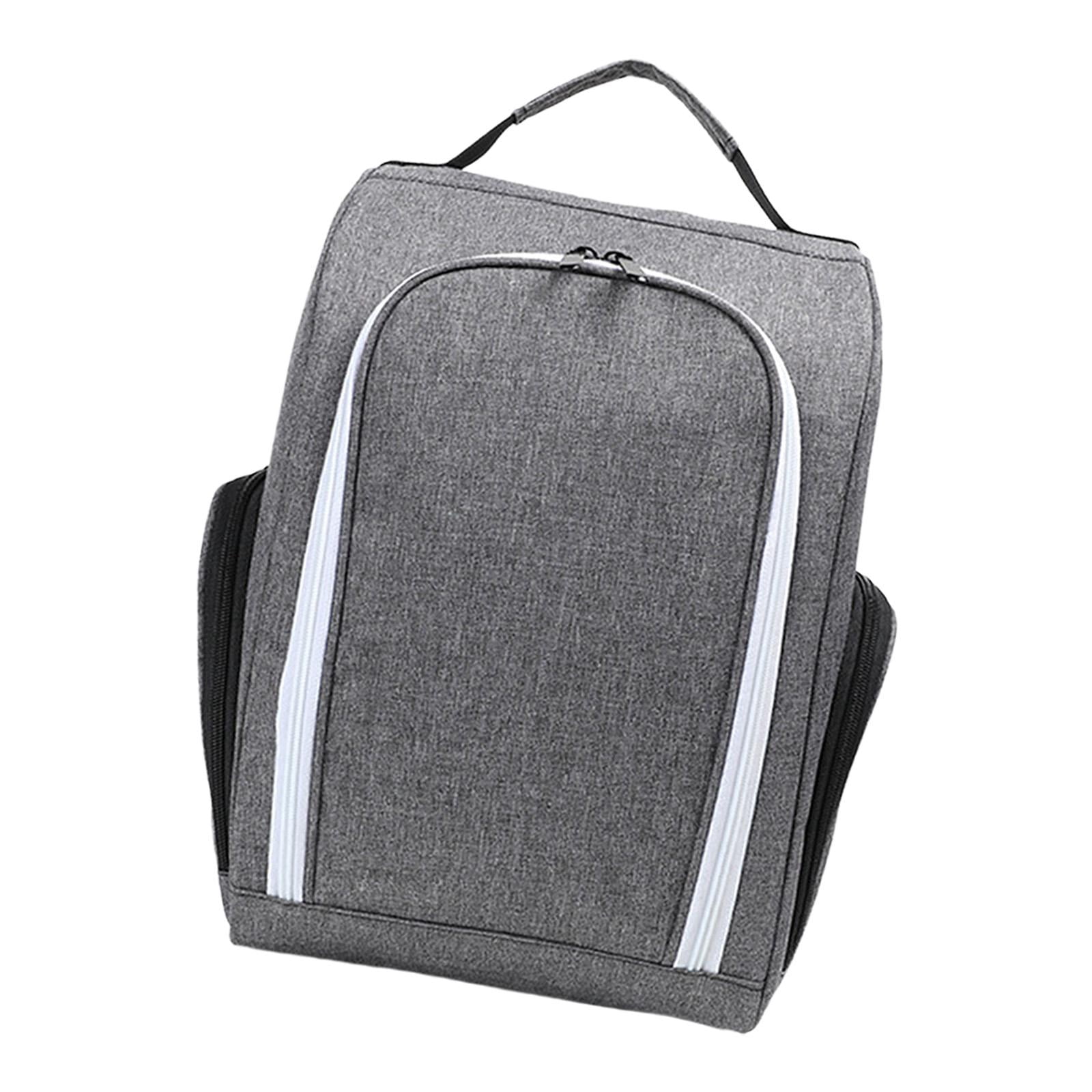 Golf Shoe Bag Lightweight Canvas Organizer with Ventilation Pocket for Golf Sports Men Women