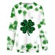 thumbnail image 3 of Gibobby Sudaderas para mujer Sudadera con capucha de moda para mujer, camisa deportiva, informal de manga larga, camisa deportiva holgada de otoño (Verde, XL), 3 of 4