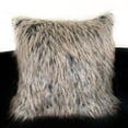 thumbnail image 3 of Plutus Brands Gray Plutus Foxy Brown Animal Faux Fur Luxury Throw Pillow 20 in x 36in, Double Sided 20" x 36" King, 3 of 3