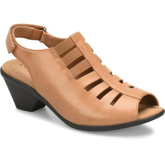 Comfortiva Women's Faye Sandal Desert Sand Leather - CT0003805