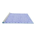 thumbnail image 2 of Ahgly Company Machine Washable Indoor Square Oriental Blue Traditional Area Rugs, 5' Square, 2 of 4