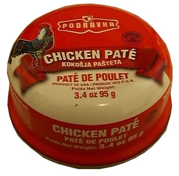Chicken Pate (Podravka) 95g (3.4 oz) by
