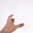 thumbnail image 4 of OULII Clear Shoe Rack Shoes Display Rack Acrylic Transparent 4Pcs 5.9X4.3X1.8In For High Heels In Retail, 4 of 6