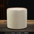 thumbnail image 2 of Solid Color Ceramic Ashtray Dustproof Tea Dregs Container Home Tea Ceremony Accessory, 2 of 7