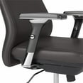 thumbnail image 5 of Studio C High Back Leather Executive Office Chair in Brown - Bonded Leather, 5 of 7