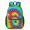 Red and Green Tie Dye Pattern, variant on Red and Green Tie Dye Pattern 17" Waterproof Oxford School Backpacks for Teens, S-Shape Padded Straps, for School, Travel, Hiking, Camping
