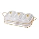 thumbnail image 4 of Plato de servir dividido Crown con soporte, plato para aperitivos, plato para dulces y con estilo C, 4 of 9