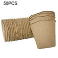 thumbnail image 2 of Biplut 20/50/100Pcs Plant Peat Pots Eco-friendly Round Paper Household Nursery Cup for Garden, 2 of 13