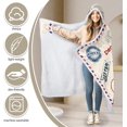 thumbnail image 5 of Gifts for Mom, Oversized Hoodie Mom Hooded Blanket Wearable Blanket Mom Blanket Hoodie Cozy Fleece Flannel Wearable Blanket Birthday Christmas Gifts for Mom, Letter Mom Wearable Blanket, 5 of 6