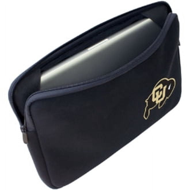 University of Colorado Black Laptop Sleeve, Classic - 15"