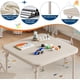 thumbnail image 4 of Qinaqin 3 Piece Folding Mesa y Chairs Set para Ideal Toddlers en cm de Profundidadining Rooms Profundidadaycares Classrooms, 4 of 7
