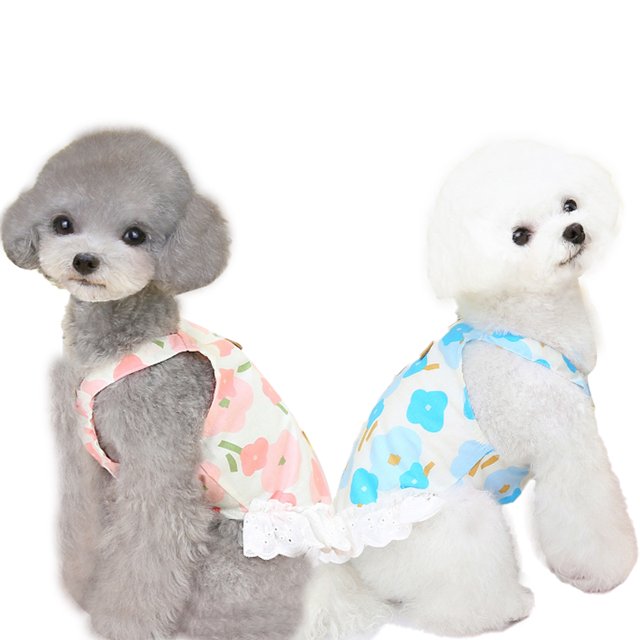 2 vestidos de verano para gatos, bonitos vestidos de princesa para fiesta de cumpleaños de perritos, ropa de verano para mascotas, perros pequeños, niñas, hembras, XL