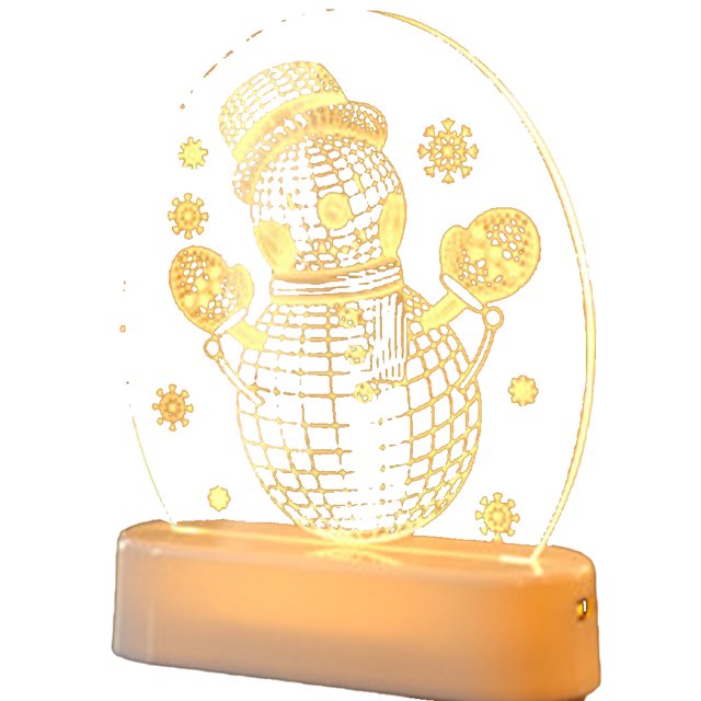 Luces LED navideñas acrílicas, luces decorativas, decoraciones navideñas, adecuadas para decoración de fiestas en el hogar