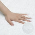 thumbnail image 3 of Alfombra de baño Runner SHACOS Super Soft de 50 x 120 cm, color blanco, 3 of 9