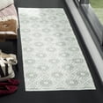 thumbnail image 2 of SAFAVIEH Montauk Gulden Geometric Runner Rug, Light Green/Ivory, 2'3" x 7', 2 of 5