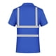 thumbnail image 4 of Camisas de Manga Corta de los Hombres Color Sólido Reflectante Ligero Transpirable Botón de la Camisa de Solapa Fácil, Girar Abajo Cuello Superior, 4 of 5