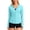 Light Blue-Sun Shirt Women, variant on Hilenly Women's Long Sleeve Rash Guard UV Sun Protection Zip Up Jackets Lightweight Yoga Athletic Jacket with Thumb Hole Pockets