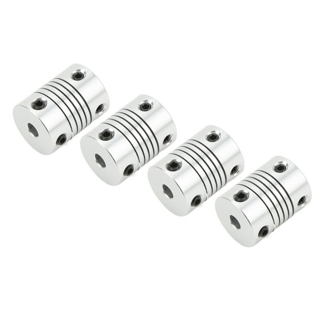 Raccord Moteur, 5-5mm 4Pcs Excellente Réponse Performance Flexible Accouplement d'Arbre pour le Remplacement pour la Modification de Pousseur d'Eau de 40MM de Diamètre