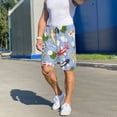 thumbnail image 6 of Pofeuu Colorful Koi Fish Print Men's Soft Woven Elastic Waistband Sleep Pajama Short-4X-Large, 6 of 6