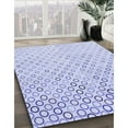 thumbnail image 3 of Ahgly Company Machine Washable Indoor Square Transitional Lavender Blue Area Rugs, 8' Square, 3 of 7
