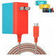 thumbnail image 1 of Cargador para Nintendo Switch BLOOSOM 5V 1.5A 15V 2.6A Rojo, 1 of 4