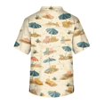 thumbnail image 3 of Yiaimeir ‌V-Neck Vacation Top T-shirt Loose Casual Short Sleeve Pocket Design‌, 3 of 4