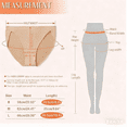 thumbnail image 7 of MUXiin Dance Underwear High Cut Ballets Dance Briefs Tan Gymnastic Underwear Short Pants Women and Girls, 7 of 7